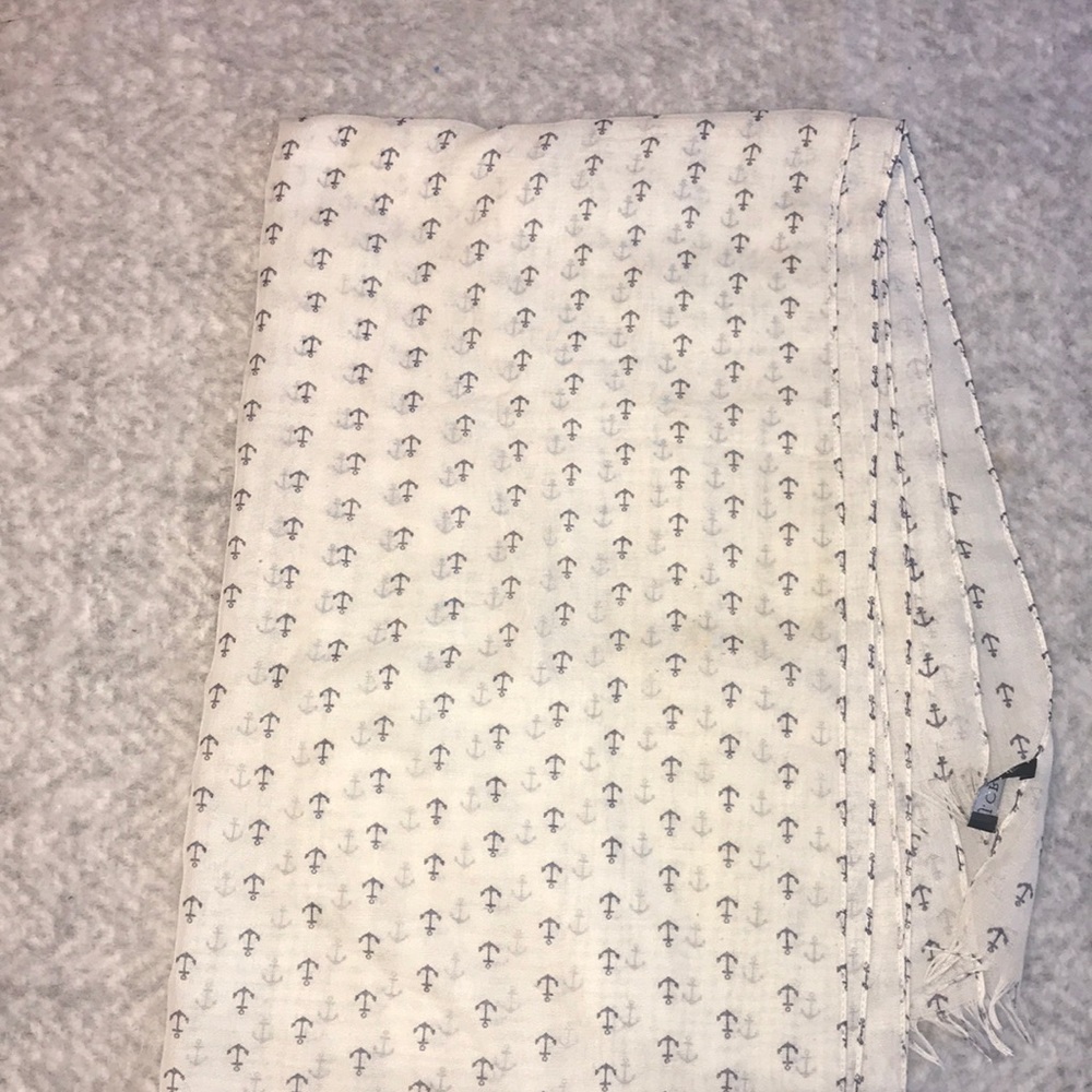 JCrew anchor scarf